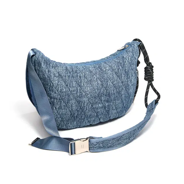 SMTING STUDIO Denim Blue Crossbody Bag
