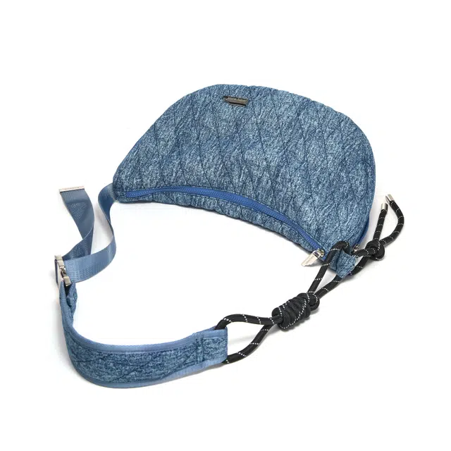 SMTING STUDIO Denim Blue Crossbody Bag