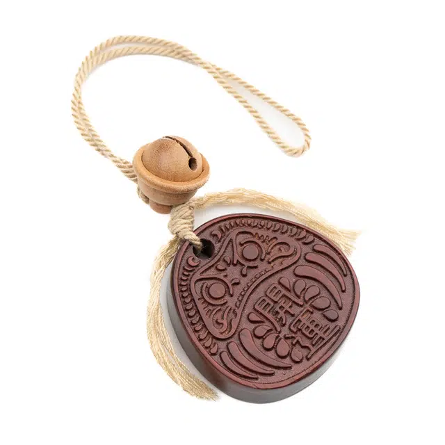 仙源 开运铃铛 一帆风顺转运 水逆退散手机挂可爱饰品手把件 节日生日送礼盒物 血檀 挂件 男女同款情侣款