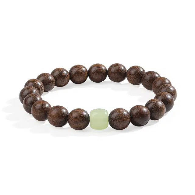 【普陀山官方已祝福】 普陀山文创 招财转运佛珠转运珠圆珠文玩盘玩叠戴串 礼盒装 金丝檀木 手串 男女同款情侣款