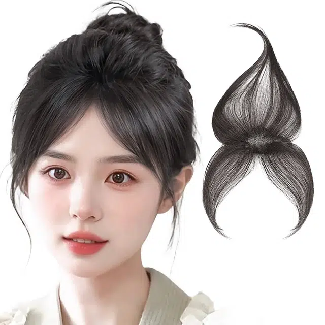 晚晚风 胎毛刘海假发片 轻薄发际线隐形