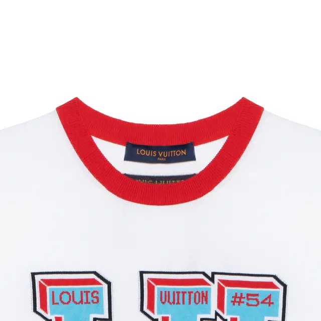 LOUIS VUITTON FW22 Lvknit LogoT