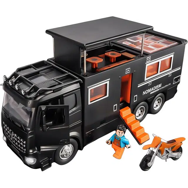 卡威 多功能合金房车 成品模型