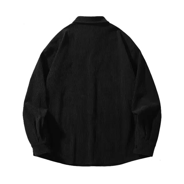 棉致 蛇年系列 中国简约纯色细斜纹肌理手感挺阔内里复合摇粒绒加绒加厚长袖衬衫 男女同款