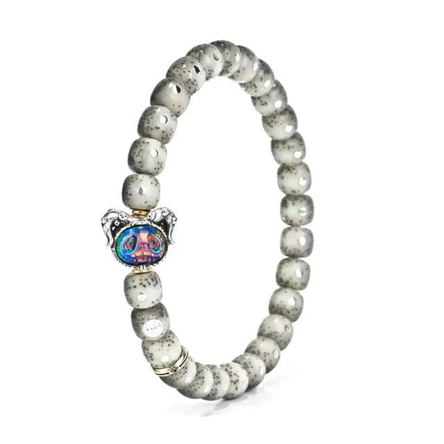 钰澜文玩 海南毛感料 细星大留 寻梦使者搭配款 星月菩提 手串 男女同款情侣款