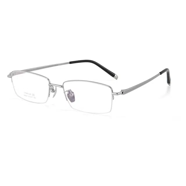 【联系客服可选配镜套餐】 康视顿 商务休闲 钛板材镜架 光学镜架 男女同款情侣款
