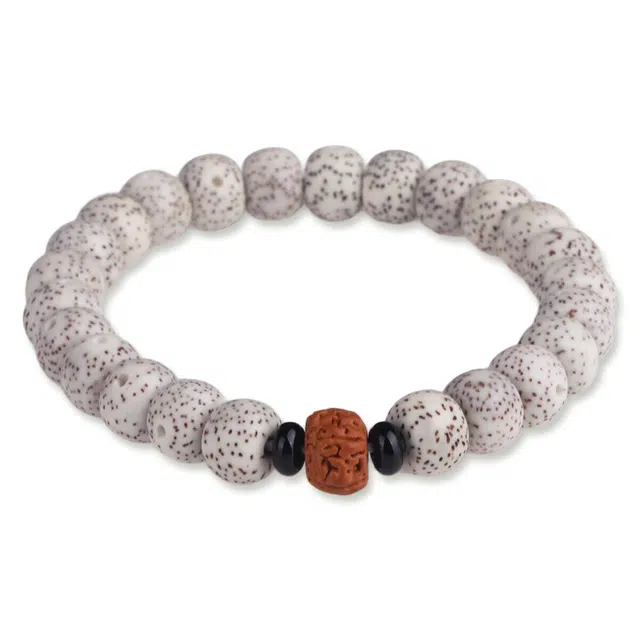 妍韵珠宝 国潮经典桶珠文玩盘玩念珠 复古转运佛珠 #好运 星月菩提 手串 男女同款情侣款