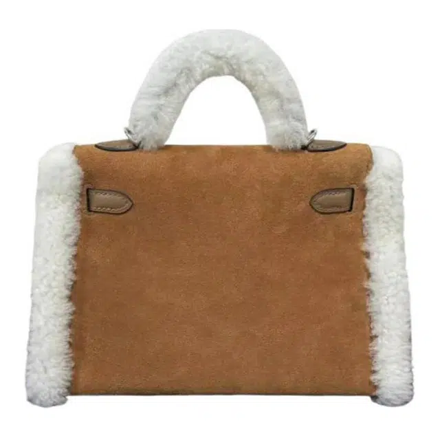 HERMES Mini Kelly GrizzlySwift