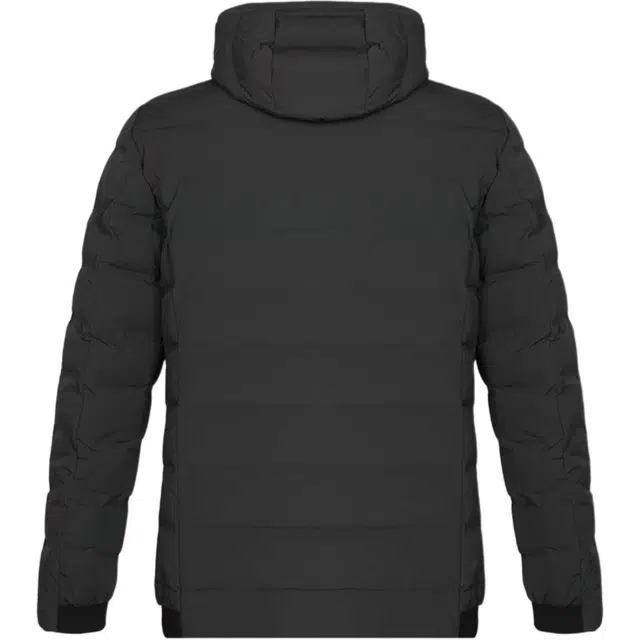 迪柯尼 灰标系列 纯色连帽商务休闲羽绒服 男款