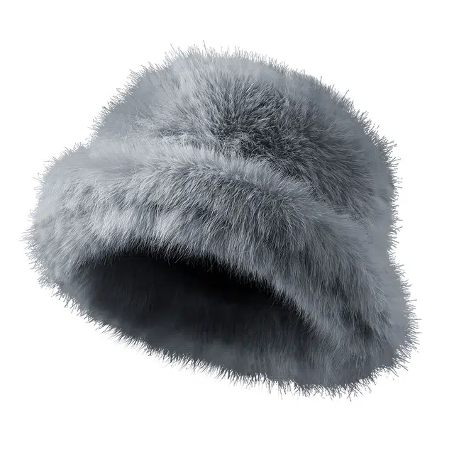浪莎 帽子女冬季显脸小保暖防风东北防寒护额头毛绒盆帽哈尔滨旅游保暖神器 加厚 渔夫帽 女款