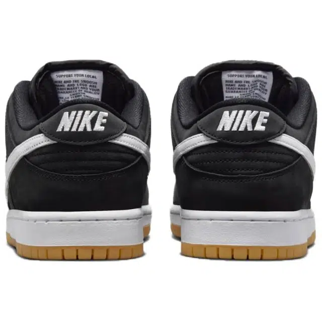 Nike Dunk SB pro iso "black gum"