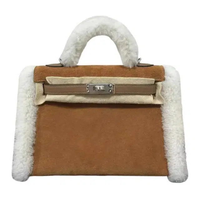 HERMES Mini Kelly GrizzlySwift