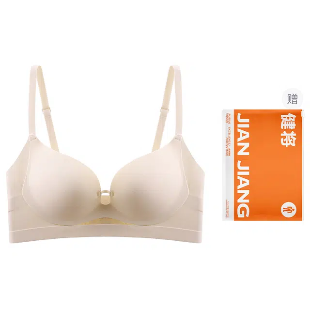 健将 聚拢防下垂无钢圈性感无痕舒适文胸 女款 礼袋装