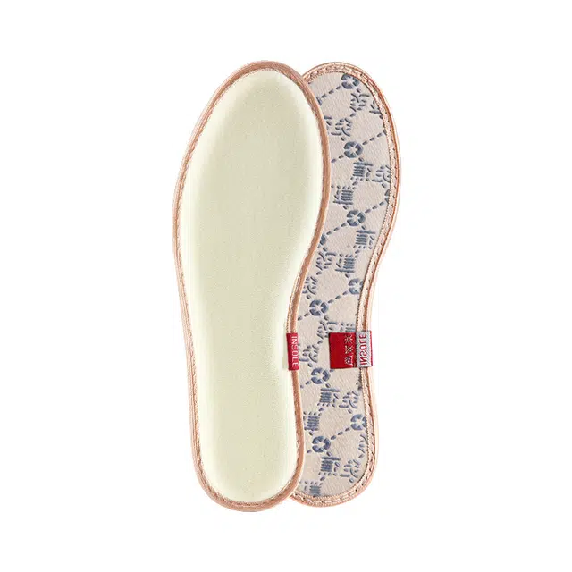 足印部落 保暖舒适透气 植物纤维聚酯纤维 鞋垫 男女同款情侣款