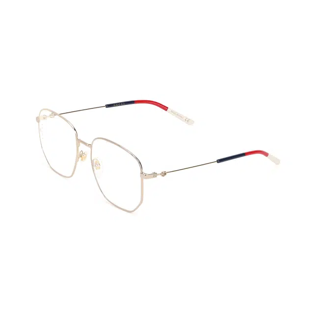 Gucci Transparent Gold Frame Optical Glasses