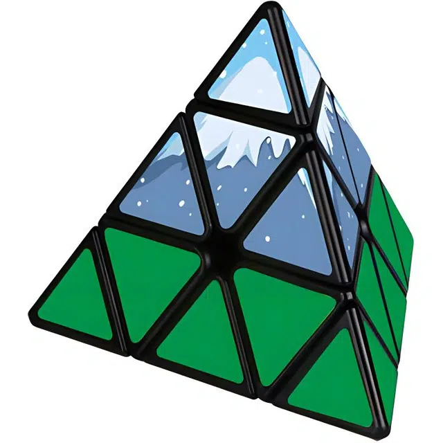 奇艺 雪山魔方金字塔 早教益智玩具