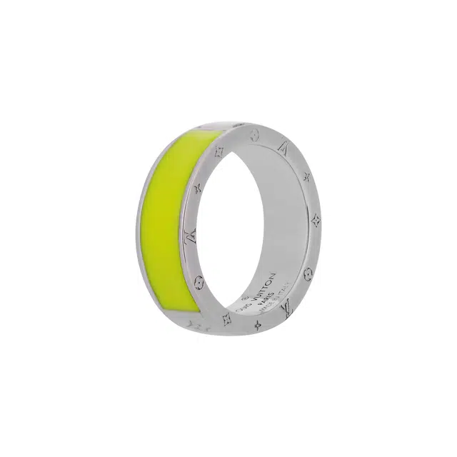 Louis Vuitton Berg LV Ring Fluorescent Green