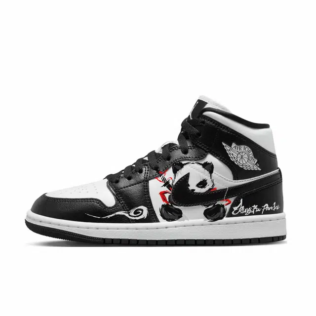 Jordan Air Jordan 1 Mid Black White Panda