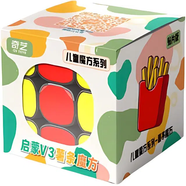 奇艺 枫叶魔方金字塔三叶草异形叶子 早教益智玩具