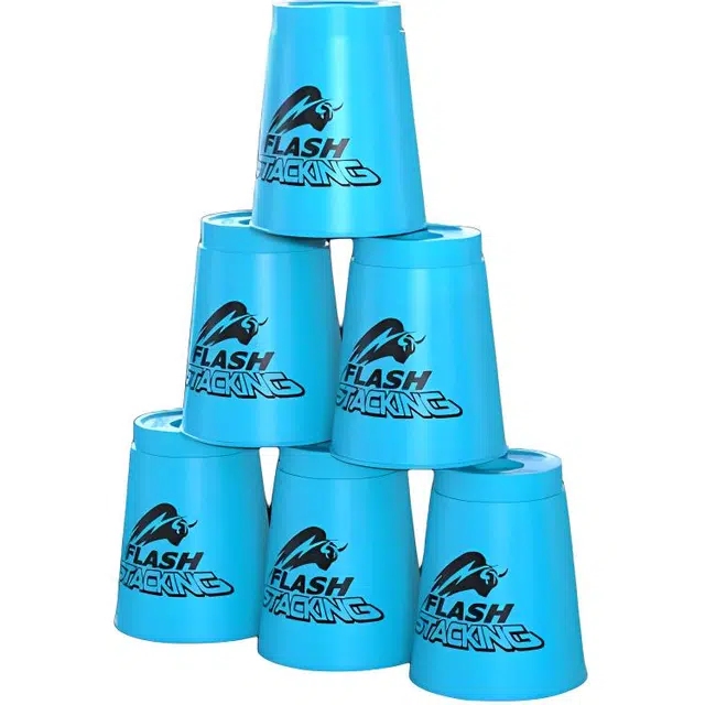 奇艺 闪叠杯 比赛飞碟叠叠杯 玩具