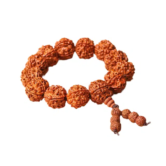 月岚 新中式古风国潮单圈盘玩 佛珠转运小众设计 金刚菩提 手串 男女同款情侣款