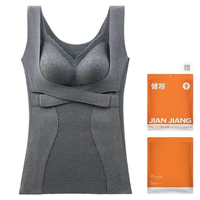 健将 前扣带胸垫聚拢防下垂修身塑身保暖上装 女款 礼袋装