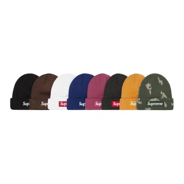 Supreme x New Era Box Logo Beanie