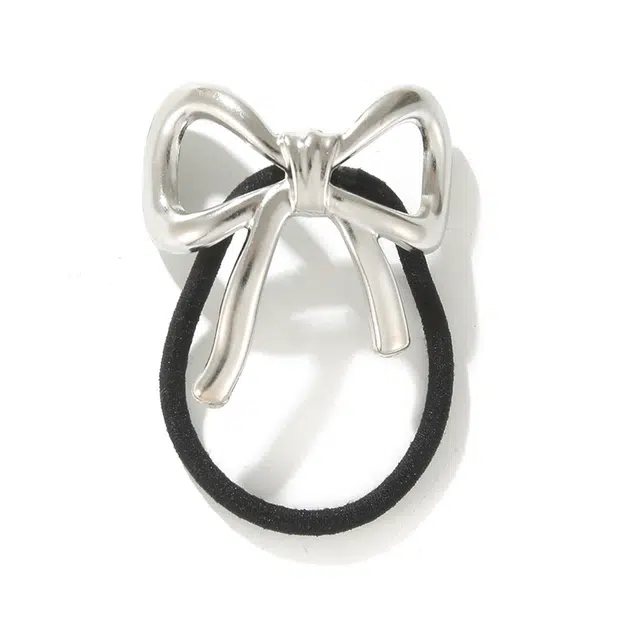 如花梦 慵懒扎发配饰蝴蝶结复古时髦感后脑勺扎发 合金 头绳 女款