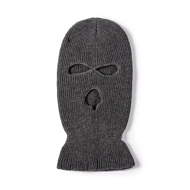 浪莎 巴拉克拉法帽冬季户外骑行包头漏眼睛嘻哈针织帽男女士保暖加厚保暖毛线帽 腈纶 绒线帽 男女同款情侣款