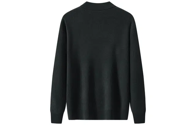 恒源祥 半高领休闲纯色打底毛衣 男款