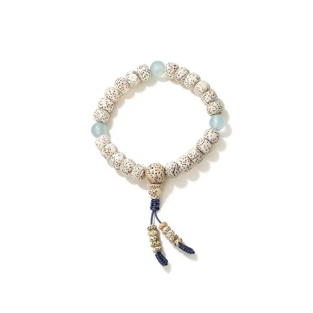 克兰茜 平安纳福 招财转运 新中式国风转运串珠 经典复古精致文玩盘串手饰 新年节日生日送礼女友闺蜜好运 星月菩提 手串 女款