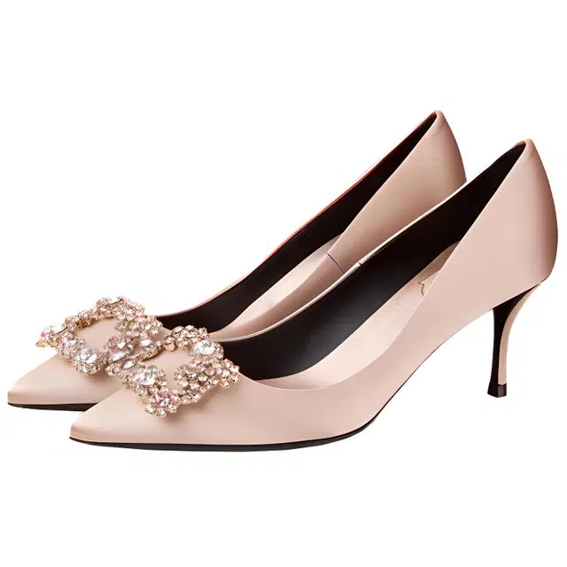 Roger Vivier Flower Strass 6.5cm
