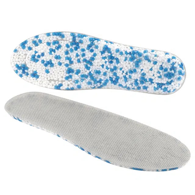 迈高乐 运动软底舒适踩屎感 减震透气吸汗 小颗粒爆米花 硅胶 网布 鞋垫 男女同款情侣款