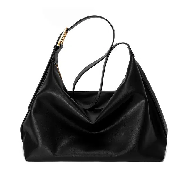 维尼奥 复古绒面通勤高级感慵懒风简约休闲托特包 合成革 斜挎单肩包 常规 女款 咖啡色