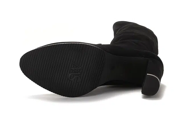 Stuart Weitzman SW Suede High Boots Black