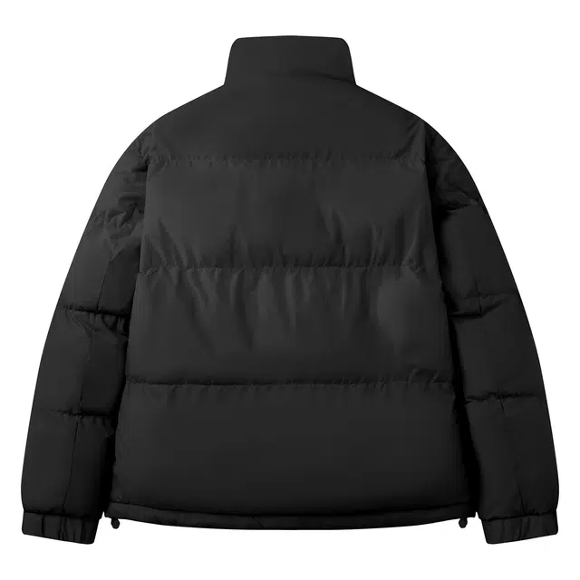 纳趣 基础纯色百搭宽松软糯羊羔毛加绒加厚立领面包服棉服 男女同款