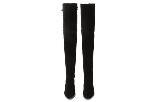 Stuart Weitzman SW Suede High Boots Black