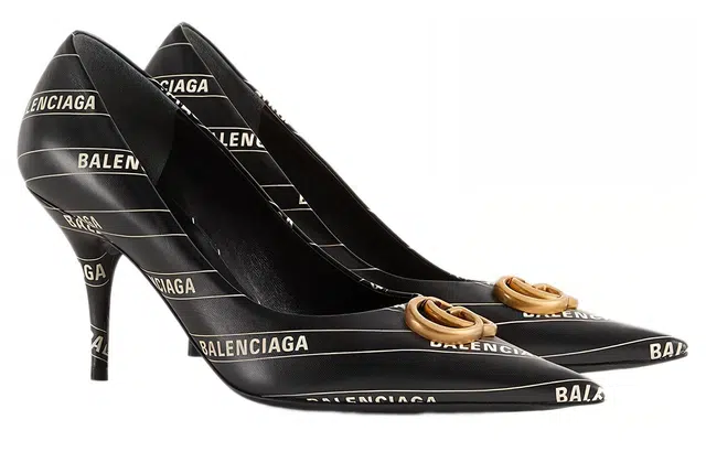 GUCCI x Balenciaga Knife logo