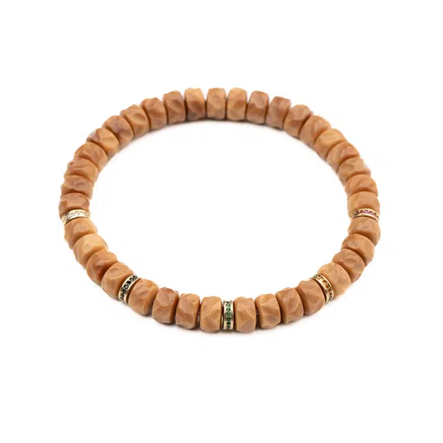 仙源 无相药片珠五行水逆绝缘体 水逆退散 个性原创风  新中式文玩 好运 礼盒物 菩提根 手串 男女同款情侣款