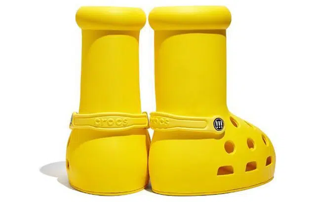 Crocs x MSCHF "Big Yellow Boot"