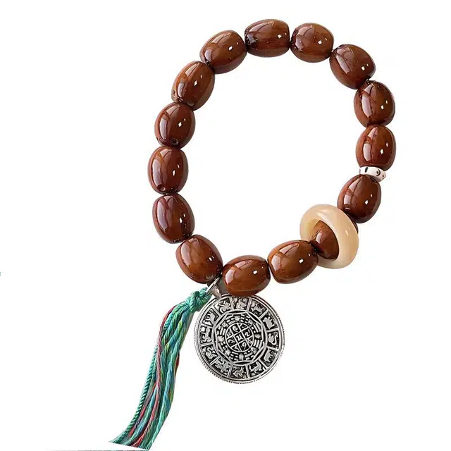 天纵 迎八方财气 汇天地福缘 属你有钱 新中式 高油高密实心籽纳福文玩 紫金鼠 手串 男女同款情侣款