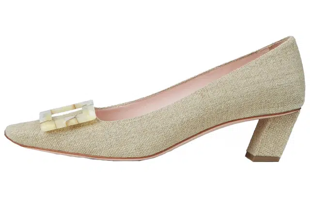 Roger Vivier Belle Vivier Motherpearl Buckle