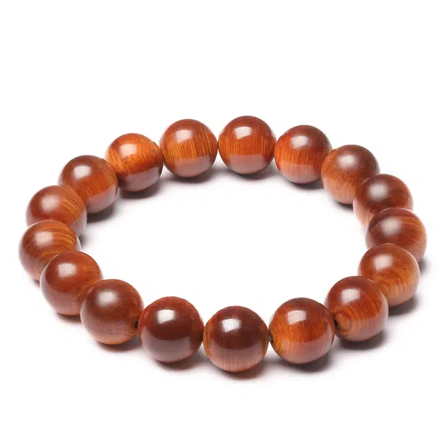 三檀小舍 【高皮质】玉化骨料 高油密 #好运纳福转运珠国素文玩盘玩素串礼盒送礼 崖柏 木作手串 男女同款情侣款