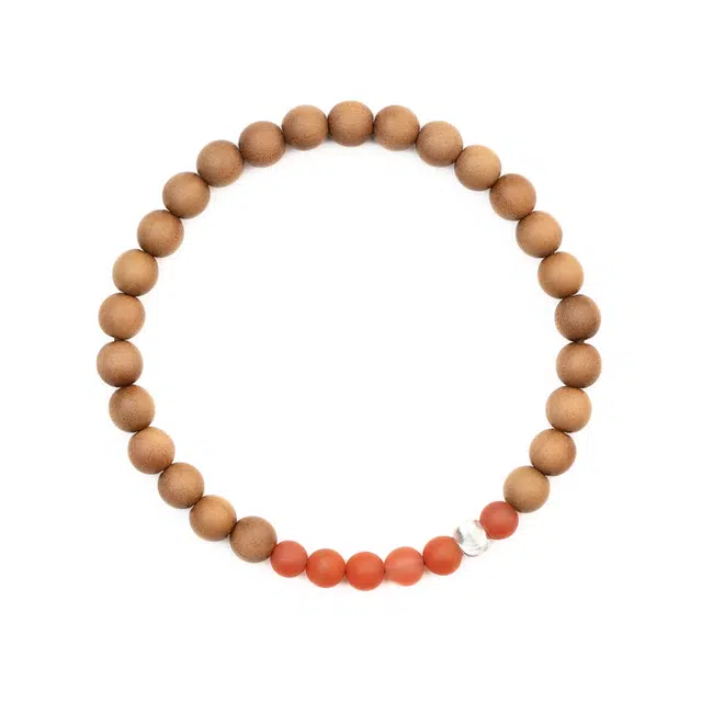 仙源 前途似锦 节节高升檀香中式单圈文玩禅意#好运常伴节日生日 礼盒物 檀木 手串 男女同款情侣款