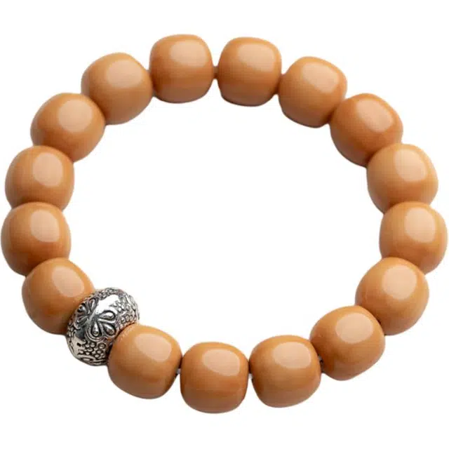 仙源 时来好运 财运亨通 复古潮流风 诸事顺利 纳福佛珠转运珠 节日生日送礼  礼盒装 猴头核桃 手串 男女同款情侣款