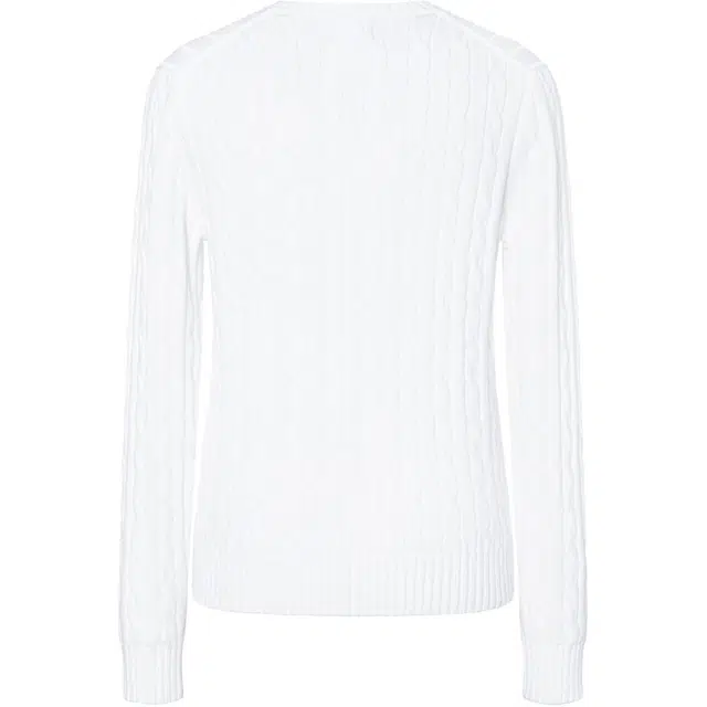 Polo Ralph Lauren Cable-Knit Cotton V-Neck Sweater V