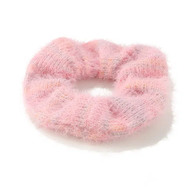 如花梦 秋冬韩国大肠温柔气质淑女头绳发绳皮套发饰 毛绒 发圈 女款