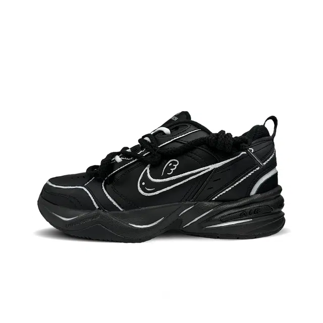 Nike Air Monarch 4 Black Silver