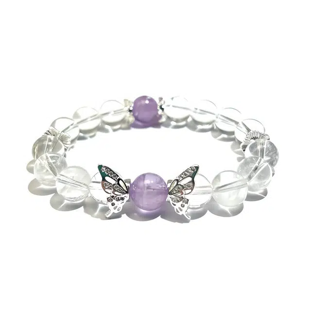 【诸事万顺】 兰慕茵诺 原创设计 紫定能行 新中式薰衣草转运珠 小众设计高级感首饰#好运 水晶 手串 女款