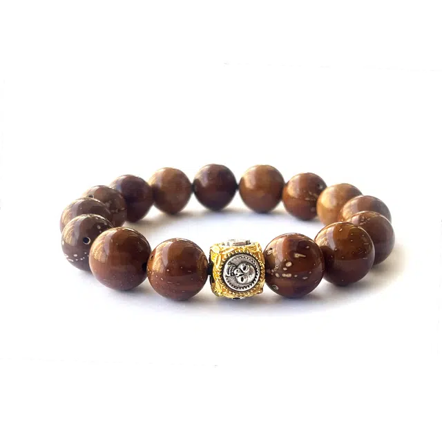 京华录 禅意高油密圆润古色古韵 精品绕指柔文玩佛珠小众简约考研考试上岸 诸事顺利平步青云 紫金鼠 菩提手串 男女同款情侣款